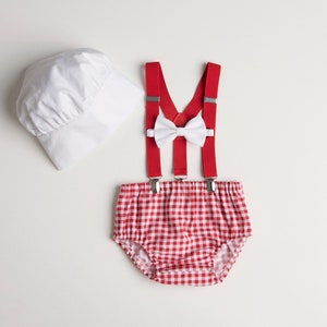 Chef birthday outfit, baking theme outfit, 1st birthday outfit, boy cake smash outfit, cake smash outfit, baby chef props, pizza photo props