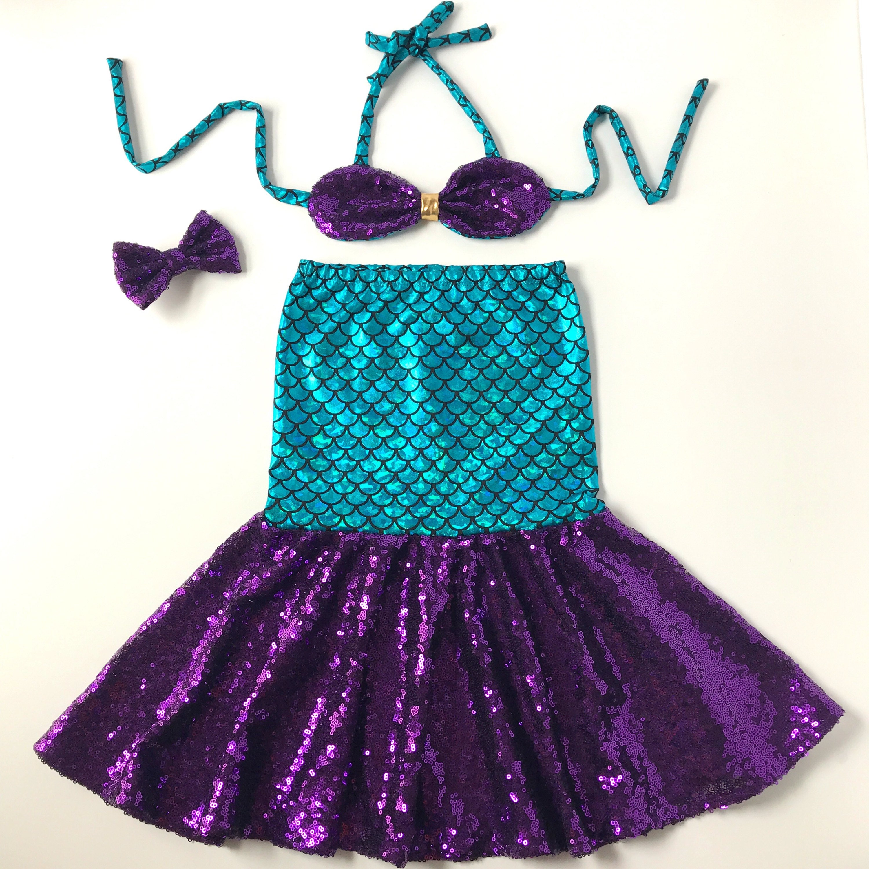 girls mermaid birthday outfit