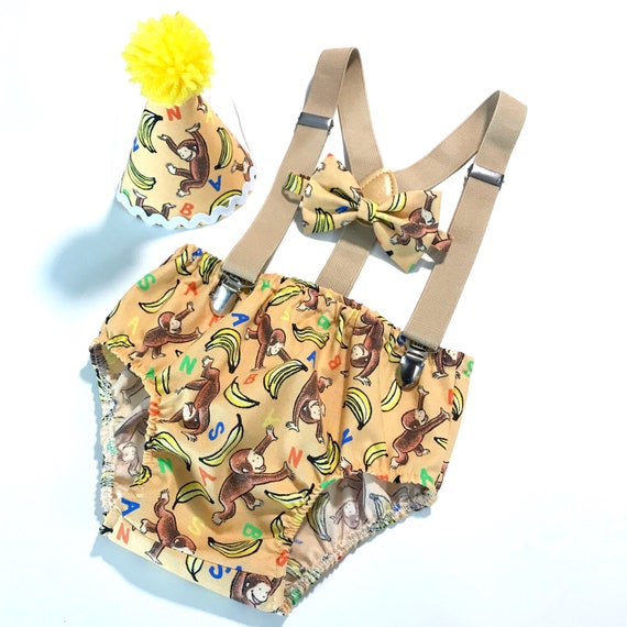 Curious george smash cake outfit shop