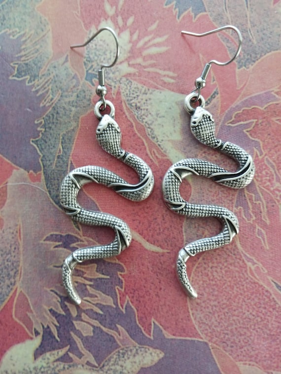 Reptile earrings sale