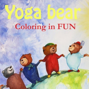 Yoga Bear Coloring in FUN!
