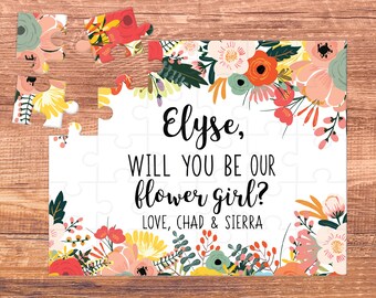 flower girl puzzle / flower girl gift / will you be my / flower girl / flower girl proposal / puzzle / flower girl card / be my flower girl