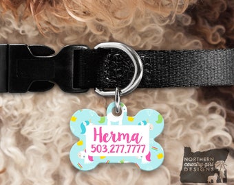 Custom Dog Tag for Dogs Dog ID Tags Personalized Pet unicorn Pet Tag Pet Tags Pet ID Tag Pet id Tags for Dog Tag ID Dog Tag Dog Tags