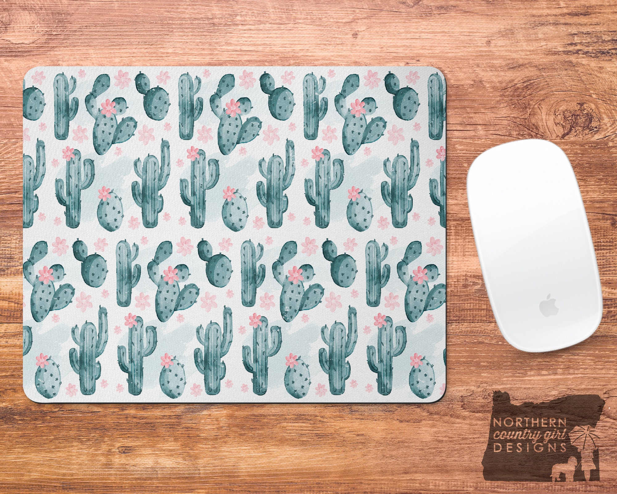 mouse pad / mousepad / cactus mouse pad / cactus mousepad / cactus