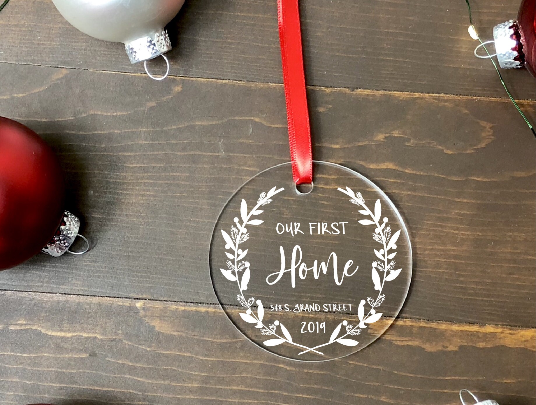 first home ornament / housewarming gift / Christmas ornament / new home