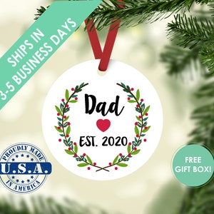 new dad christmas ornament