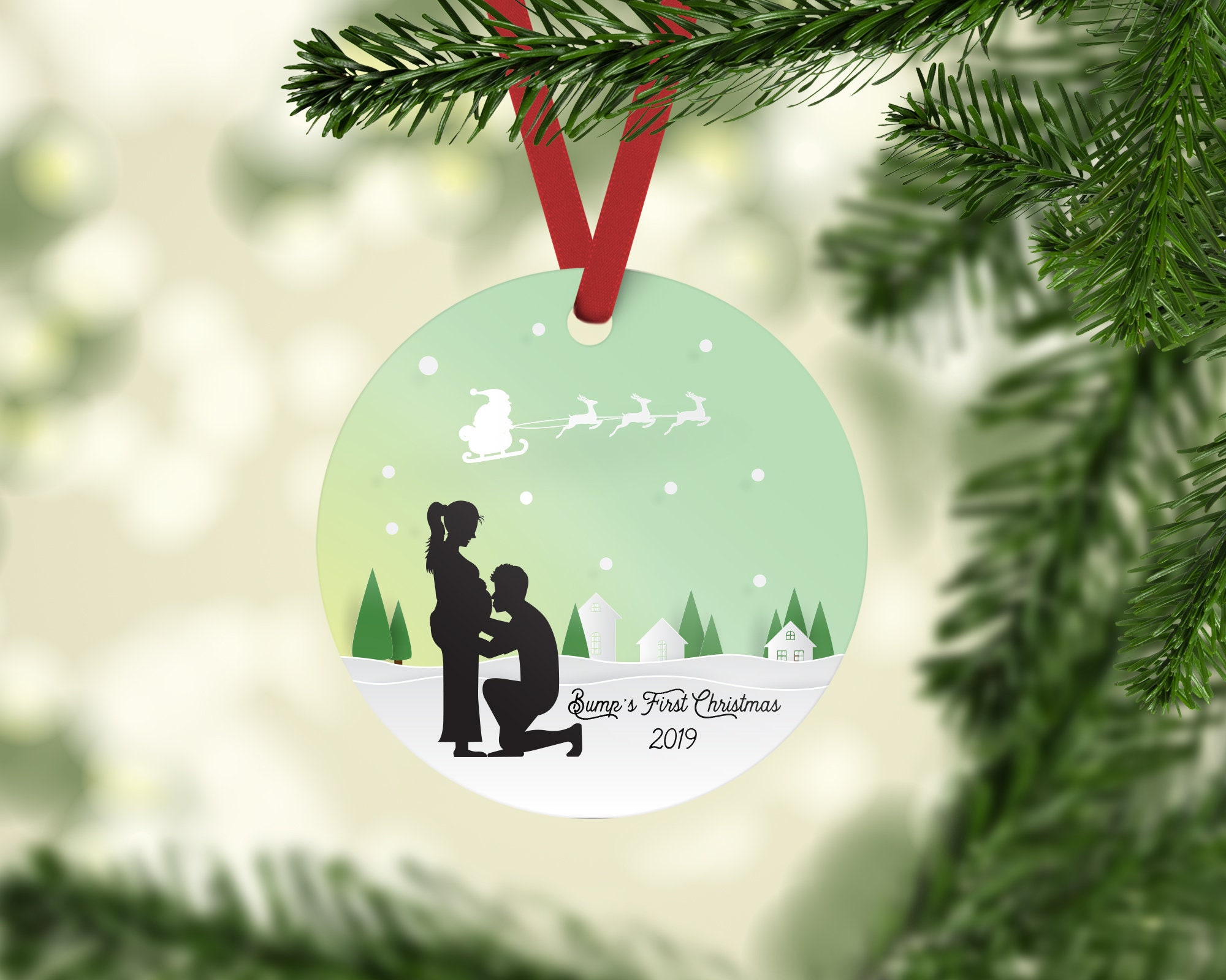 baby bump ornament