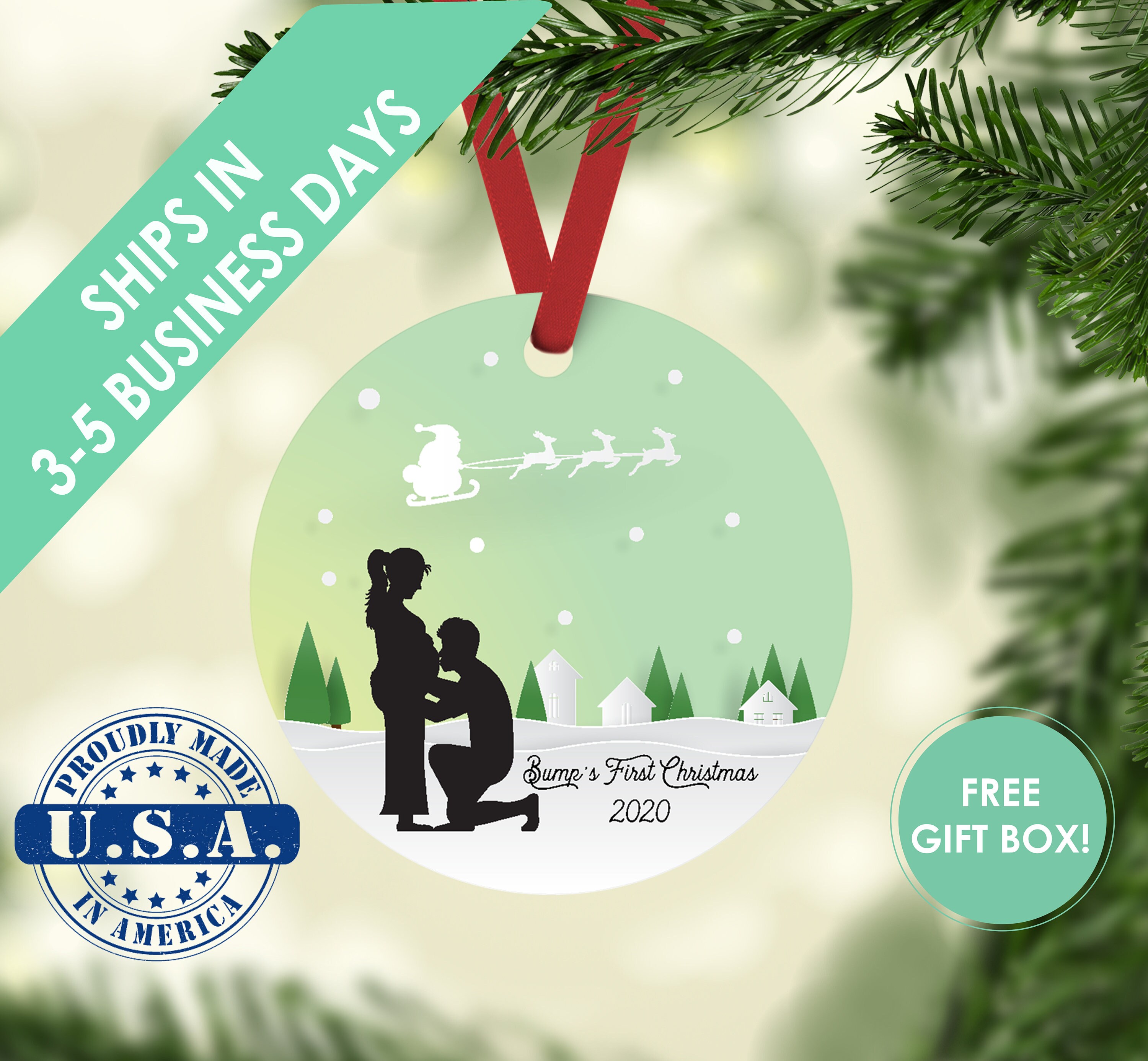 baby bump ornament