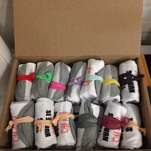 nurses week / if you can read this sock / this nurse is off duty / nurse appreciation / gift for nurse / nurse gift / rn gifts / nurse socks image 3