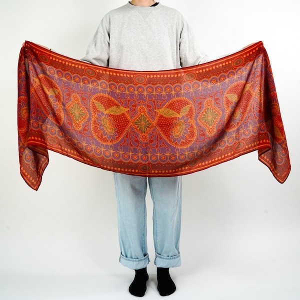 LARGE SQUARE SCARF HYPED UP HIPPIE main image 1