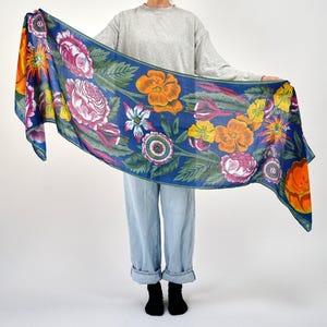 Assortment Scarf - Book Inspired - Soft Cotton Blend | Floral l Accessory | Pastel | Booklover Birthday Gift | Unique All Season Accessory