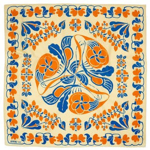 Bloom Flower Bandana – Book Inspired Cotton Hair Scarf