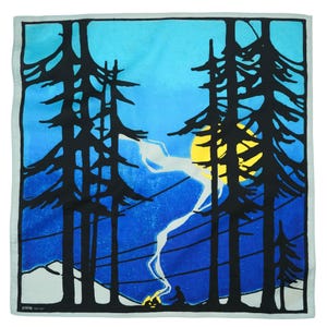 Great Pines Bandana – Book Inspired, 24" Cotton Camp Scarf