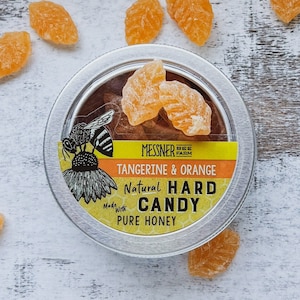 Tangerine & Orange Honey Hard Candy image 1