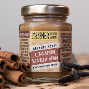 Cinnamon Vanilla Bean Creamed Honey / 3oz / Kansas City