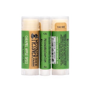 Caramel Apple Spice - Raw Honey and Beeswax Lip Balm