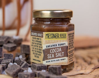 Cocoa Sea Salt Creamed Honey / 3oz / Kansas City