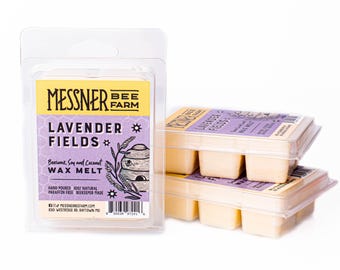 Lavender Fields Wax Melts - Made with Soy, Beeswax and Coconut - Paraffin Free!!