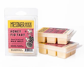 Honey Fig Tart Wax Melts - Made with Soy, Beeswax and Coconut - Paraffin Free!!