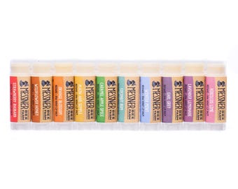 Set of 10 lip balms!  Raw Honey and Beeswax Lip Balm