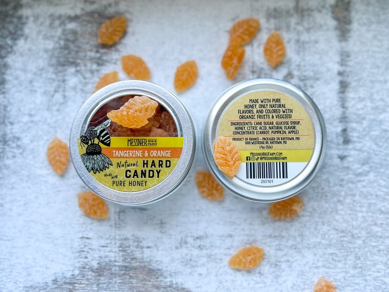 Tangerine & Orange Honey Hard Candy image 2