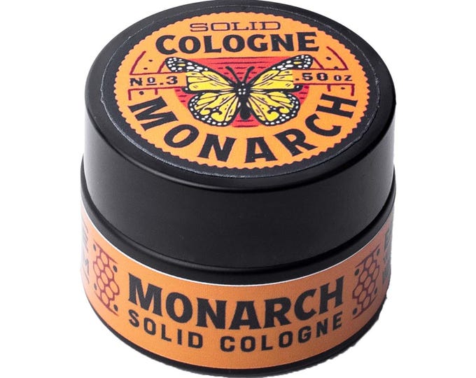 Solid Cologne - Monarch - Handmade with beeswax