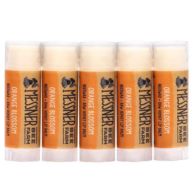 Orange Blossom - Raw Honey and Beeswax Lip Balm image 3