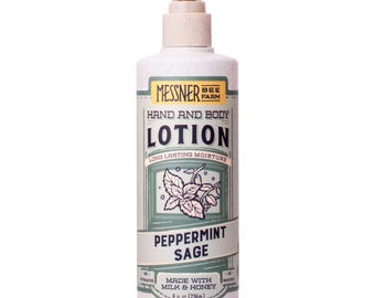 Peppermint Sage - Milk and Honey Lotion - 8oz