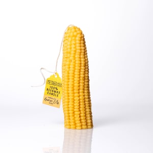 It&#39;s Corn! 100% Beeswax Candle