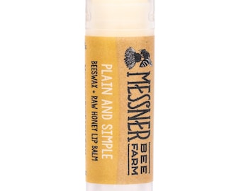 Plain and Simple - Raw Honey and Beeswax Lip Balm