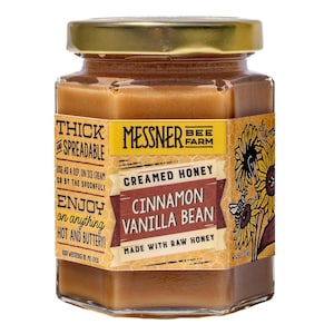 9oz / Cinnamon Vanilla Bean Creamed Honey / Kansas City
