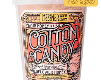 Hand Spun Honey Cotton Candy - Wildflower Honey