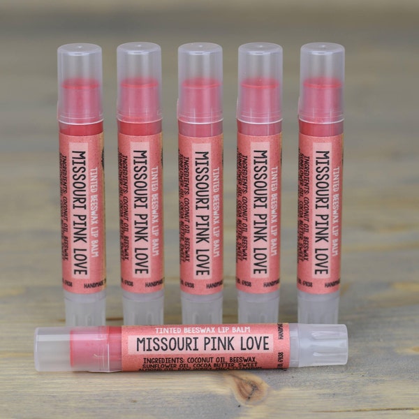 Missouri Pink Love - Raw Honey and Beeswax Lip Tint