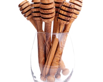 Honey Dipper - olive wood