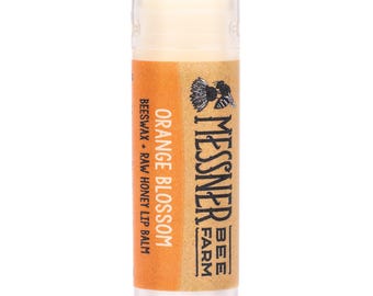 Orange Blossom - Raw Honey and Beeswax Lip Balm