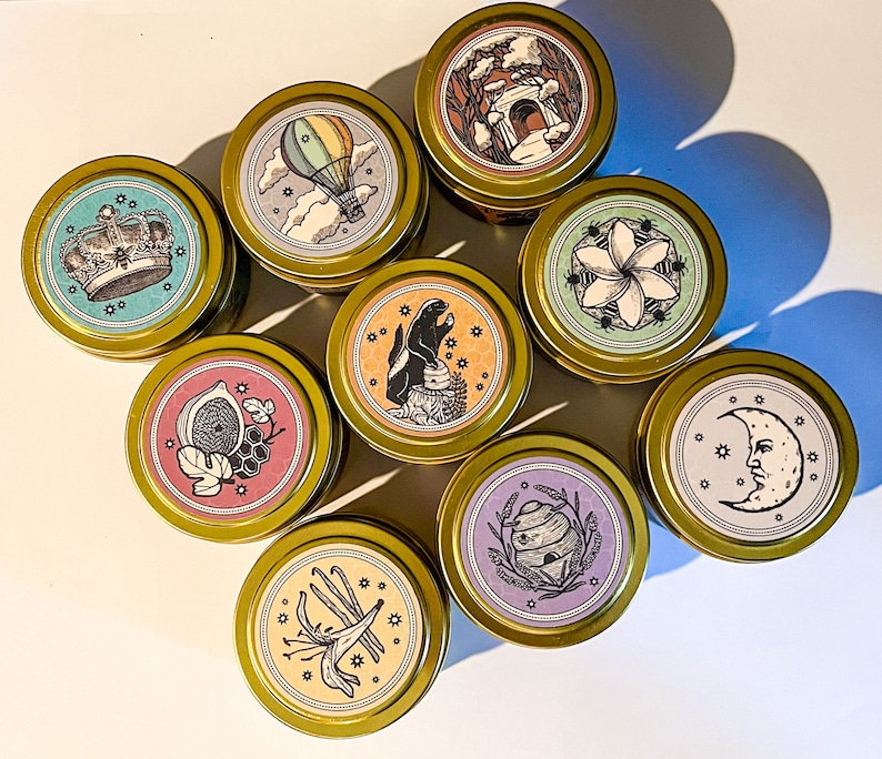 Messner Bee Farm Harvest Moon Candle - Thumbnail 4