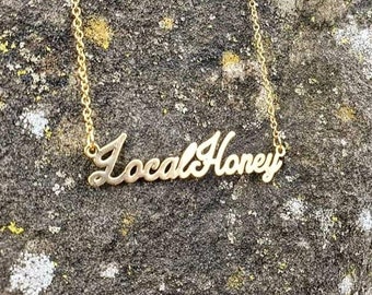 Collier de miel local - cadeau d'apiculteur - amoureux des abeilles - amoureux de la nature - défenseur des abeilles - sauver les abeilles - ferme d'abeilles messner