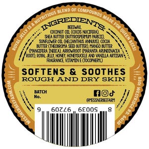 Hands and Feet Salve - Honeysuckle Vanilla- made with Beeswax and Royal Jelly - 2oz image 3