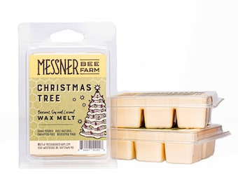 Christmas Tree Wax Melts - Made with Soy, Beeswax and Coconut - Paraffin Free!!