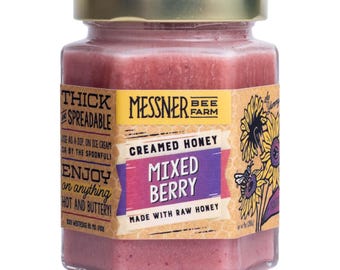 9oz / Mixed Berry Creamed Honey /  Kansas City