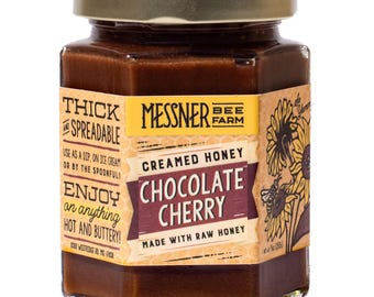 9oz / Chocolate Cherry Creamed Honey / Kansas City / DISCONTINUED FLAVOR