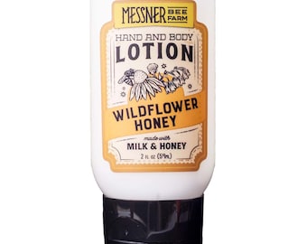 Wildflower Honey - Milk and Honey Lotion - 2oz Travel