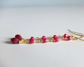Long ruby briolette