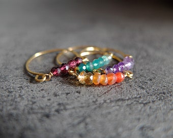 Gold filled wire rings