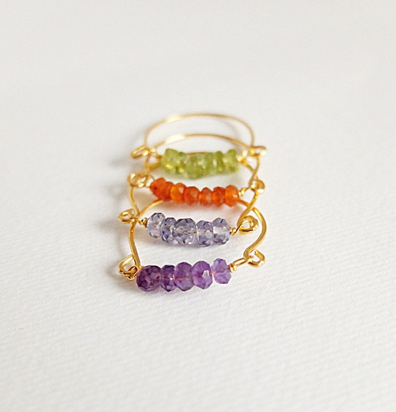 Gold filled wire rings