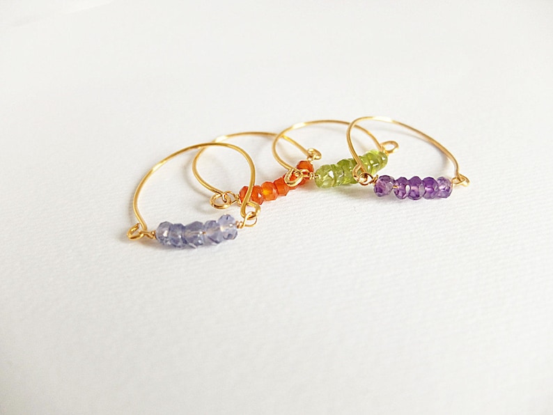 Gold filled wire rings
