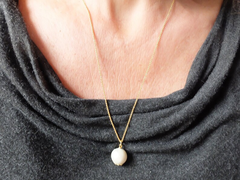 Collana perle coltivate con pendente di perle barocche Collane