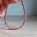 Fuchsia Ruby Bracelet , Genuine Ruby Gemstone - Etsy