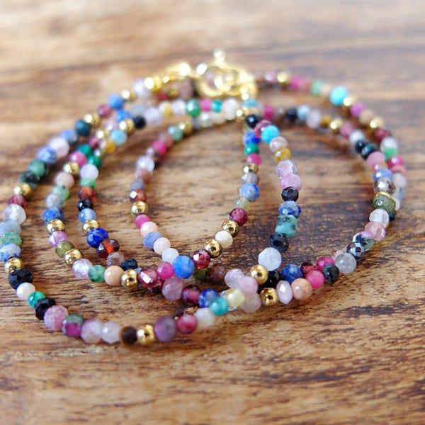 girocollo sottile multi colore Pirite
