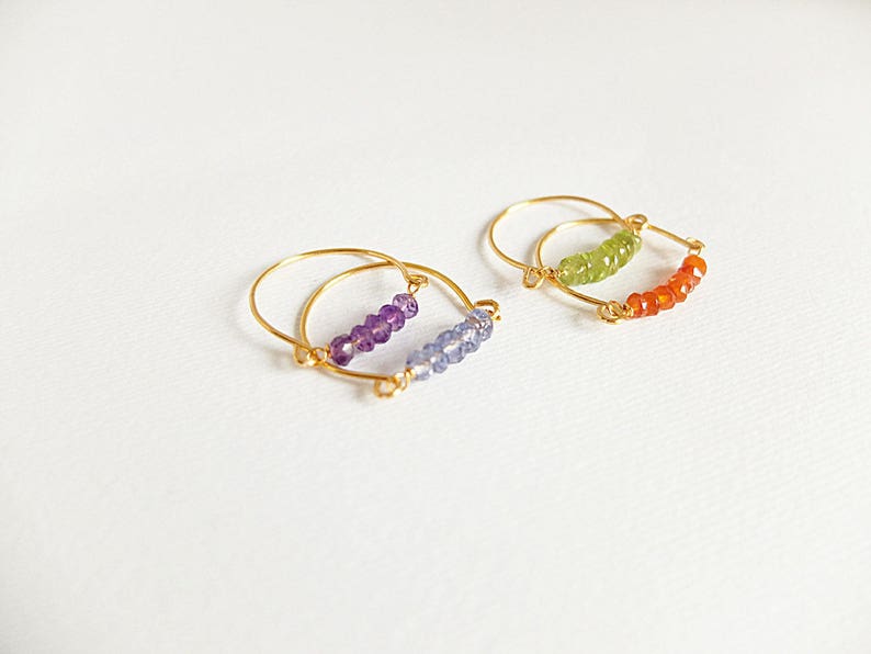 Gold filled wire rings